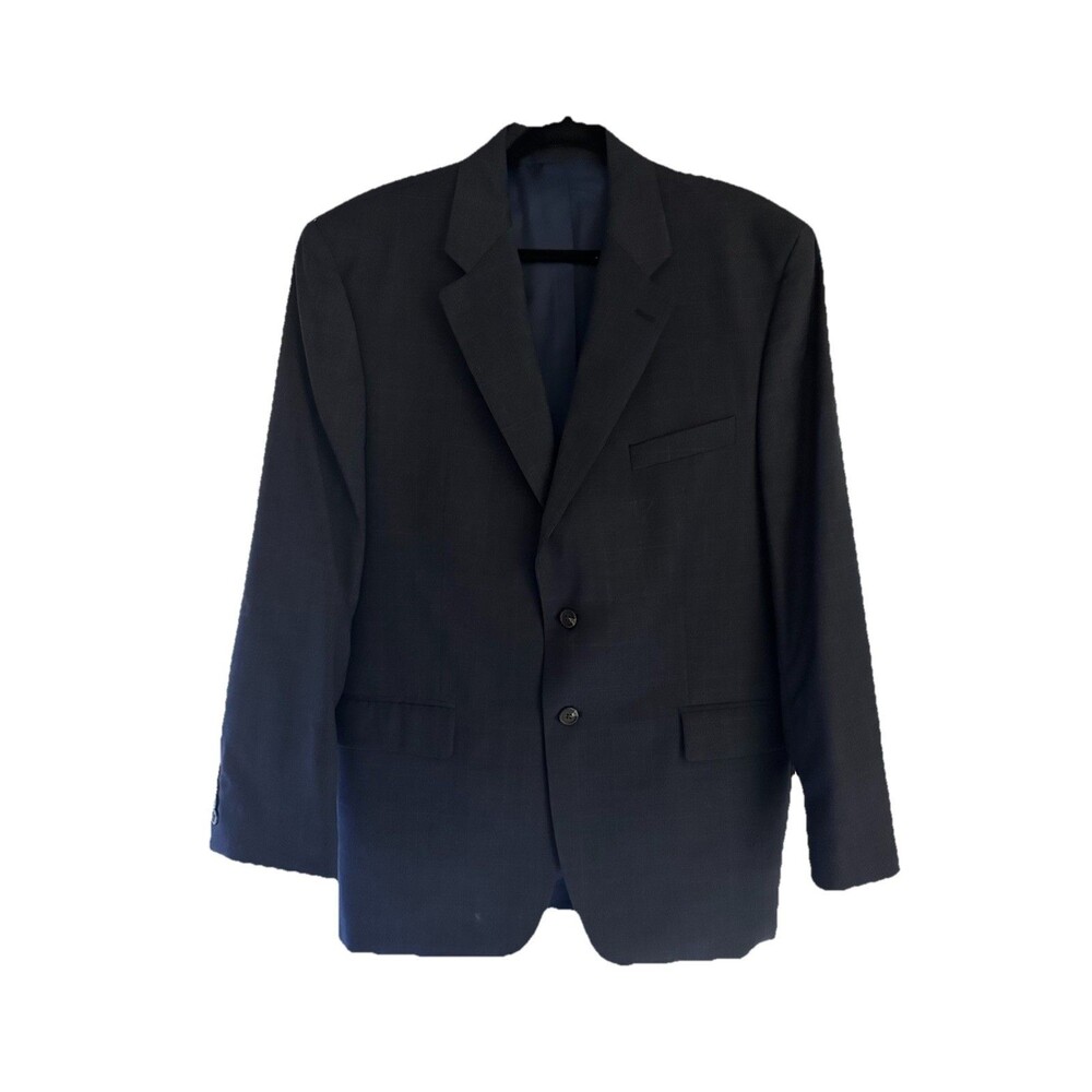 Lauren Ralph Lauren Mens 44R Navy Wool Blazer Sport Coat 2Btn Classic